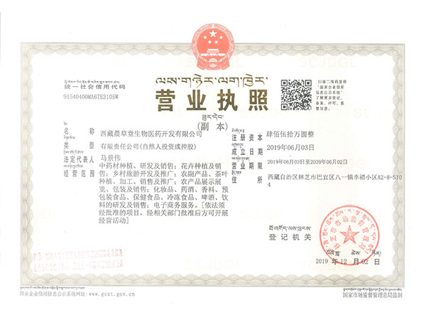 營(yíng)業(yè)執(zhí)照